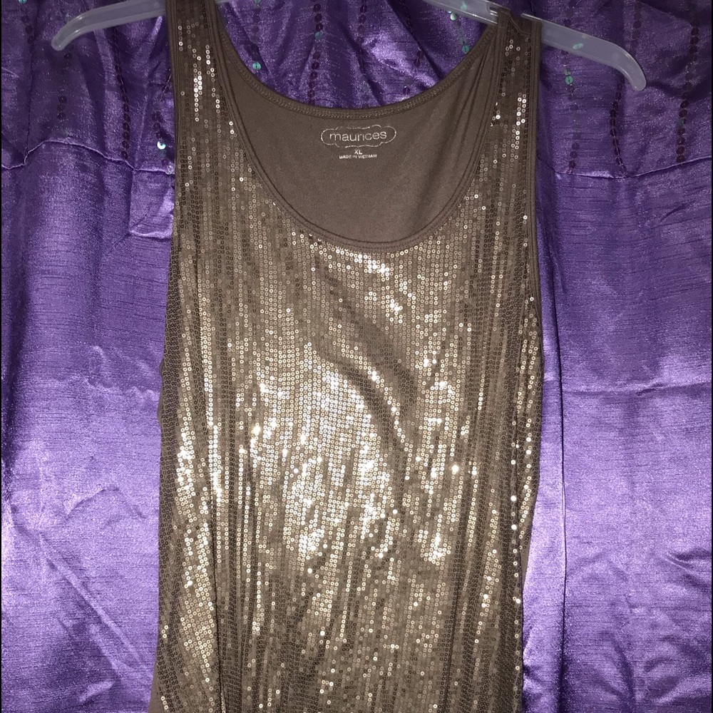 MAURICE SEQUIN TOP